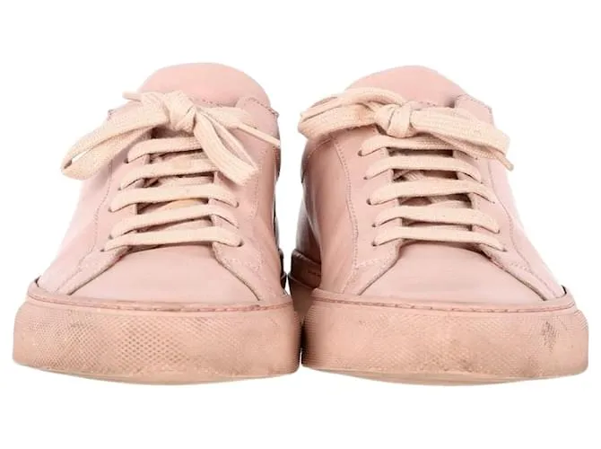 Autre Marque Zapatillas bajas Original Achilles de cuero rosa de Common Projects 