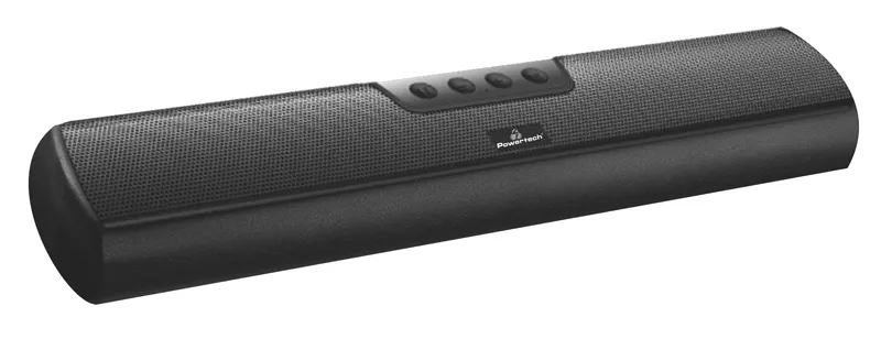 Barra de sonido POWERTECH PT-989, 20W RMS, TWS, 3600mAh, negra