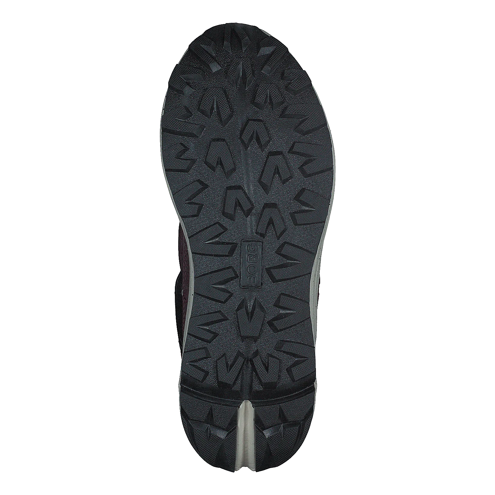 Björn Zapatos Borg R1300 Mid Blk Spk W Burgundy-black