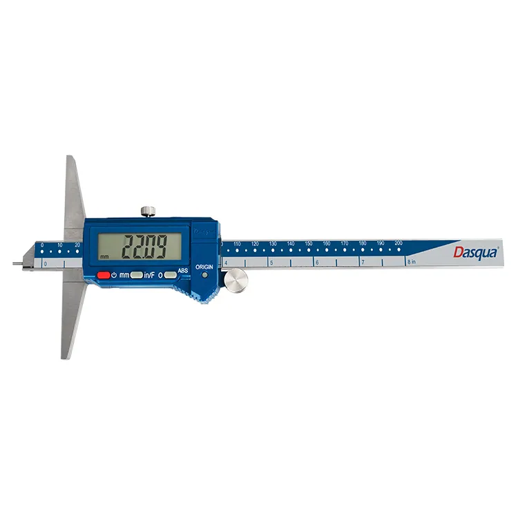 Calibrador de profundidad digital IP54 de acero inoxidable de 0~150 mm / 0~6", vernier de profundidad