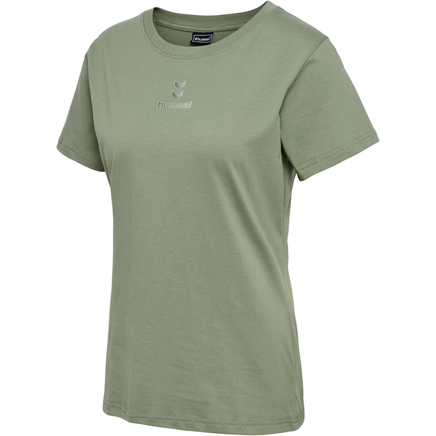 Camiseta de algodón en espiga para mujer Hummel Active