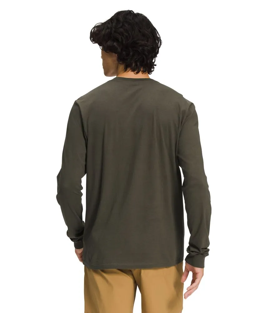Camiseta Half Dome Tee Manga Larga Negra Hombre The North Face