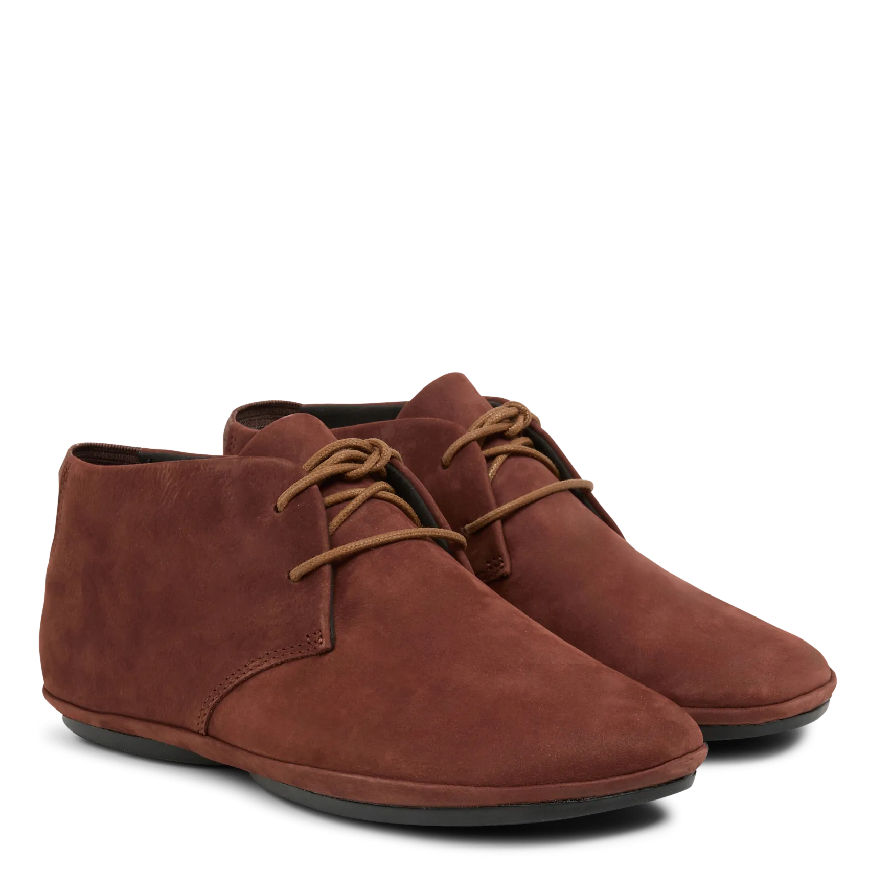 CAMPER RIGHT NINA - Zapatos planos de cuero de ante en marron