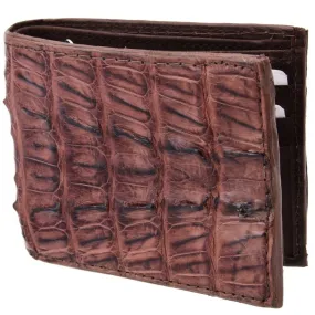 Cartera de Cola Cocodrilo Original Color Cafe WD-1617
