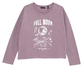 IKKS JUNIOR Camiseta con cuello redondo  en violeta