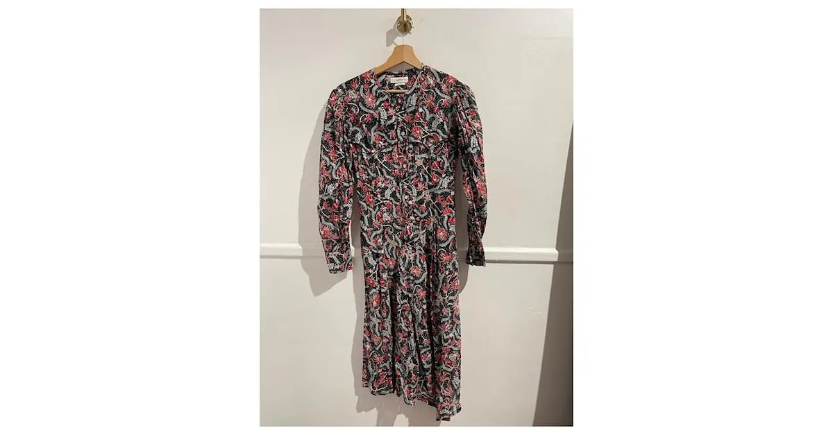 ISABEL MARANT ETOILE Vestidos T.Algodón S Internacional Negro 