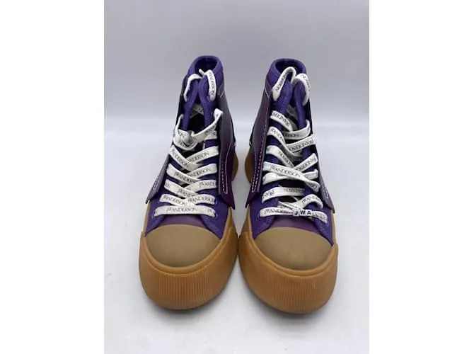 JW ANDERSON Zapatillas T.UE 38 Cuero Púrpura 