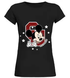 OS MM Heart T-Shirt Camiseta cuello redondo Mujer