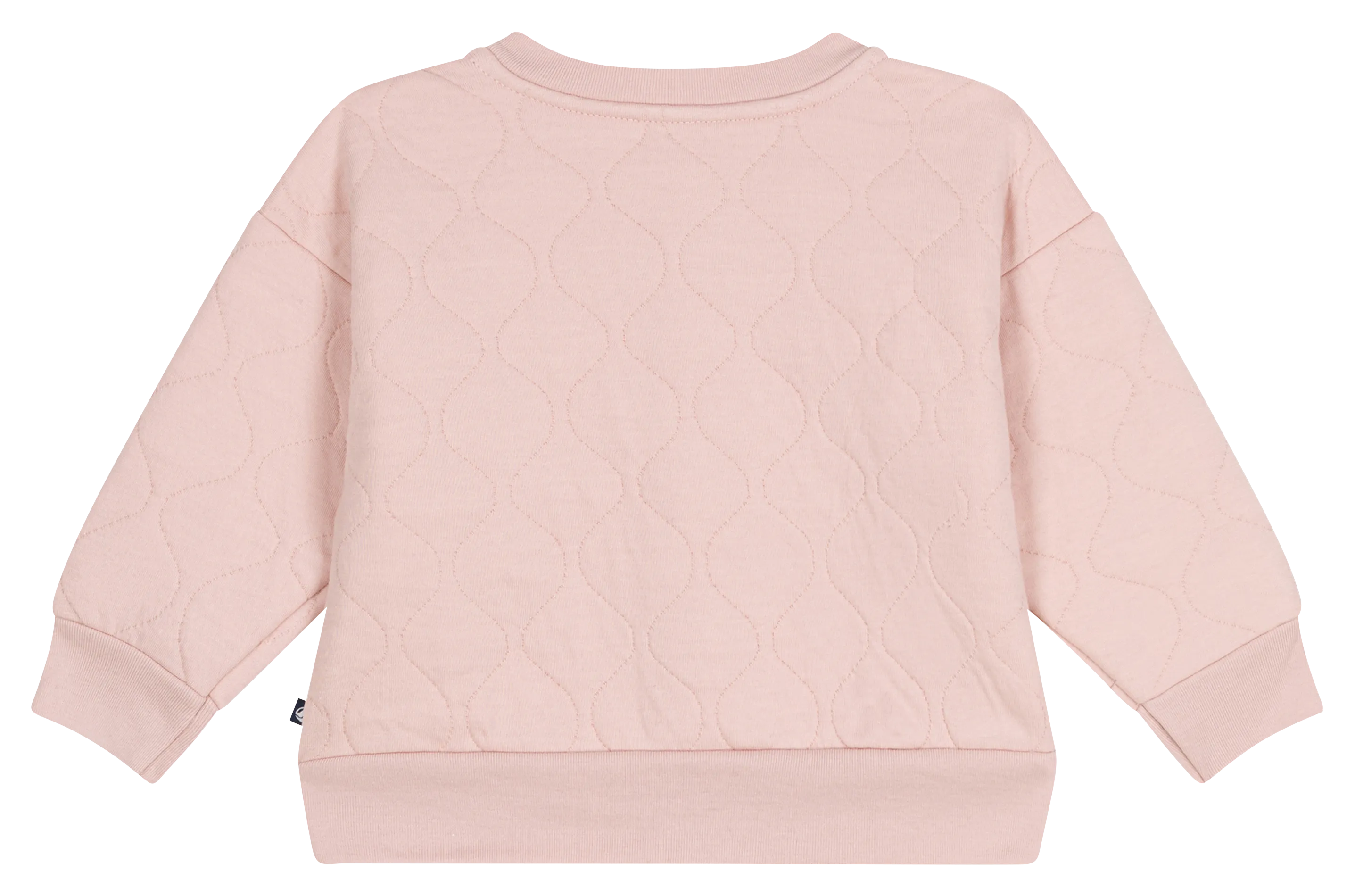 PETIT BATEAU Chaqueta teddy recta de algodón mezclado en rosa