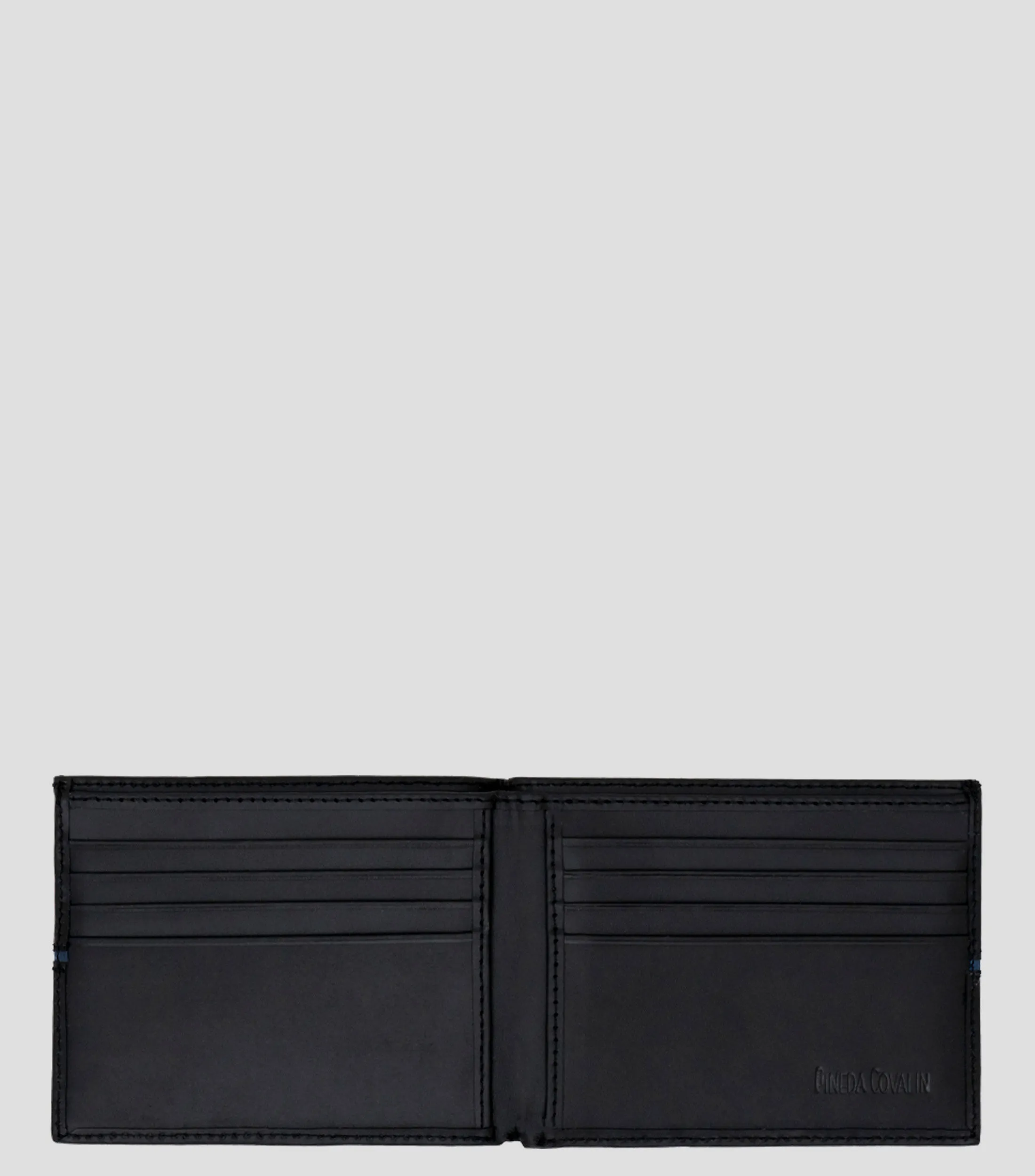 Pineda Covalin Cartera Bifol con Logotipo Hombre