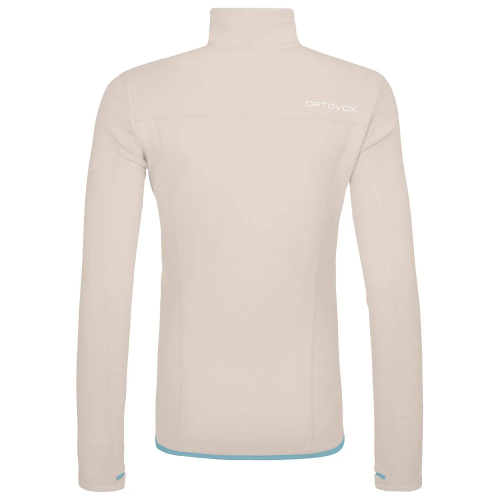 Polar Ortovox Fleece Jacket W White Chalk