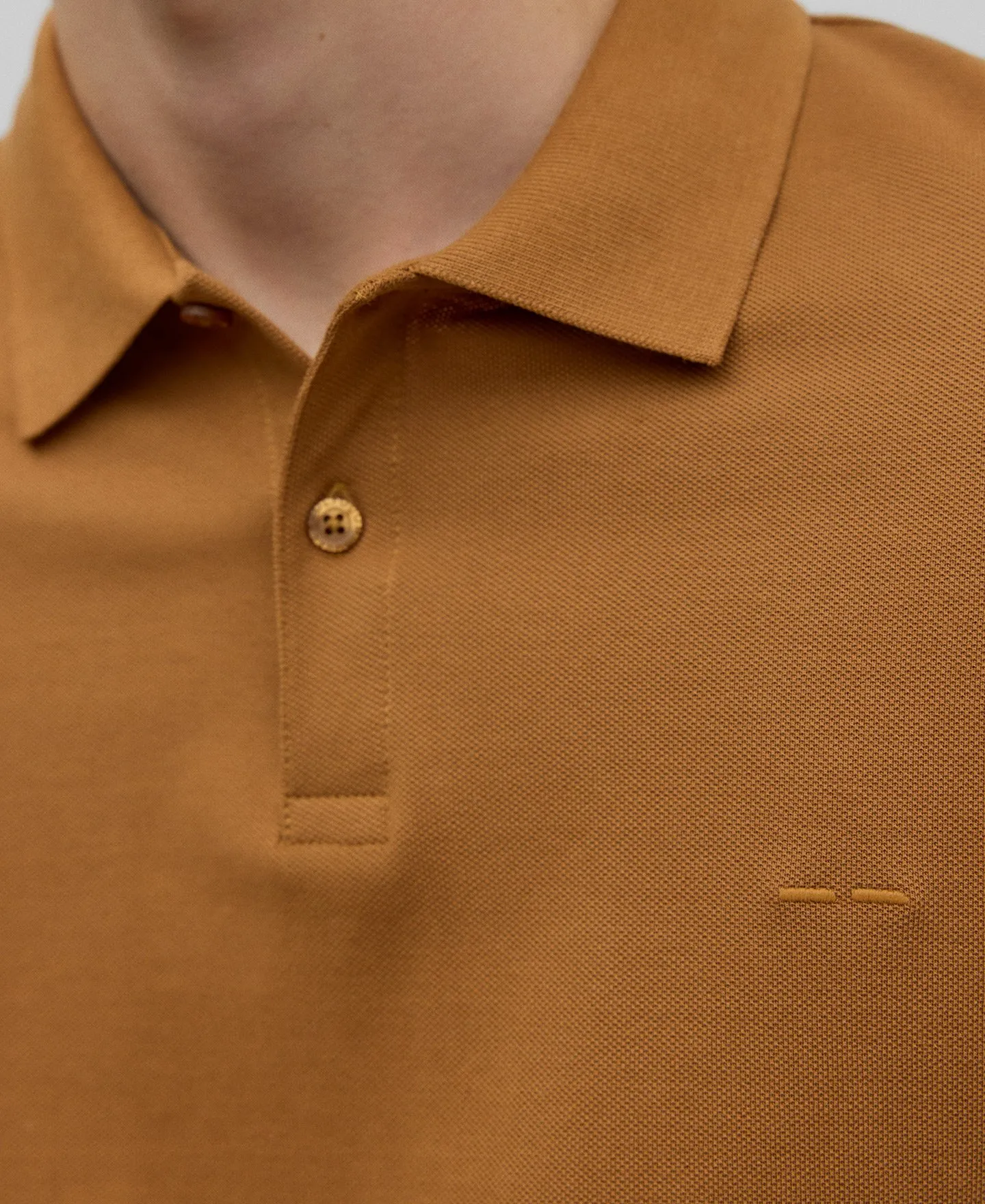 Polo piqué algodón orgánico hombre