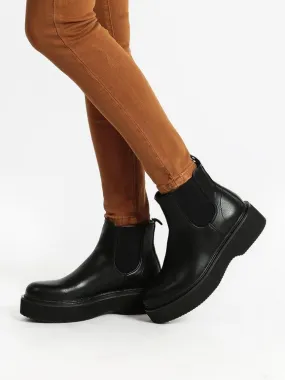 Queen Helena Botines chelsea negros