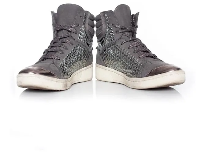 Stella Mc Cartney Stella McCartney, zapatillas con tachuelas Gris 