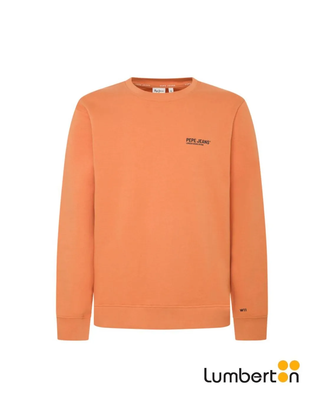 Sudadera naranja básica SAM PEPE JEANS