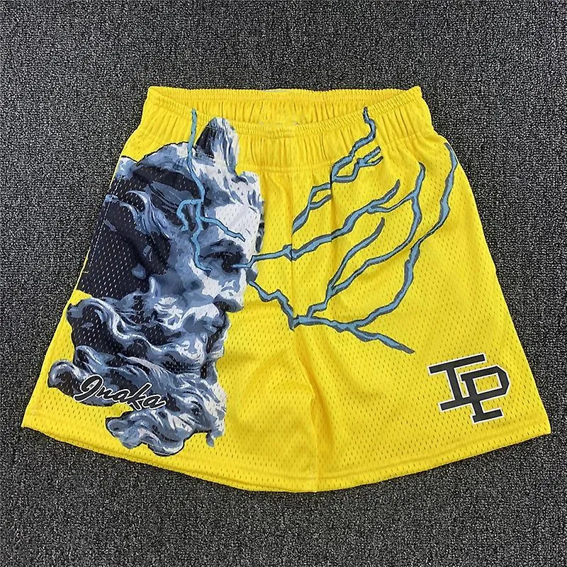Summer New Inaka Power Basic Shorts Men Women Fashion Casual Shorts Fitness Sports Pants Summer Gym Workout Basketball Shorts
