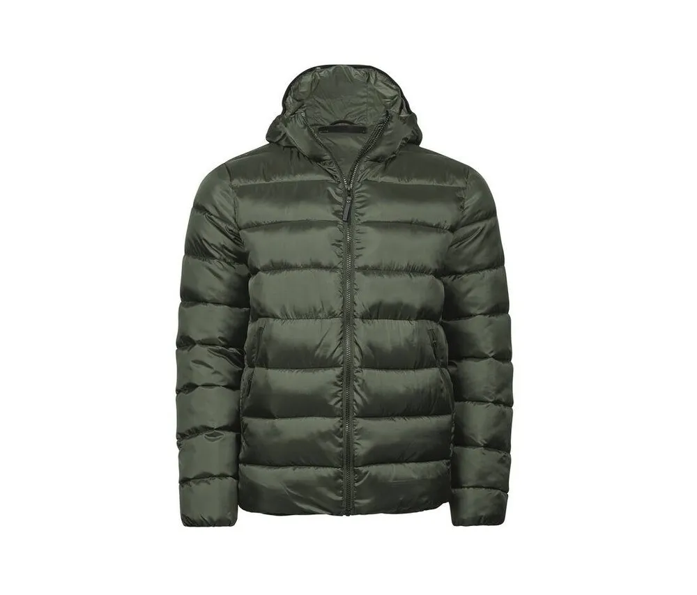 Tee Jays TJ9646 - Recycled polyester hooded down jacket  - Deep Green