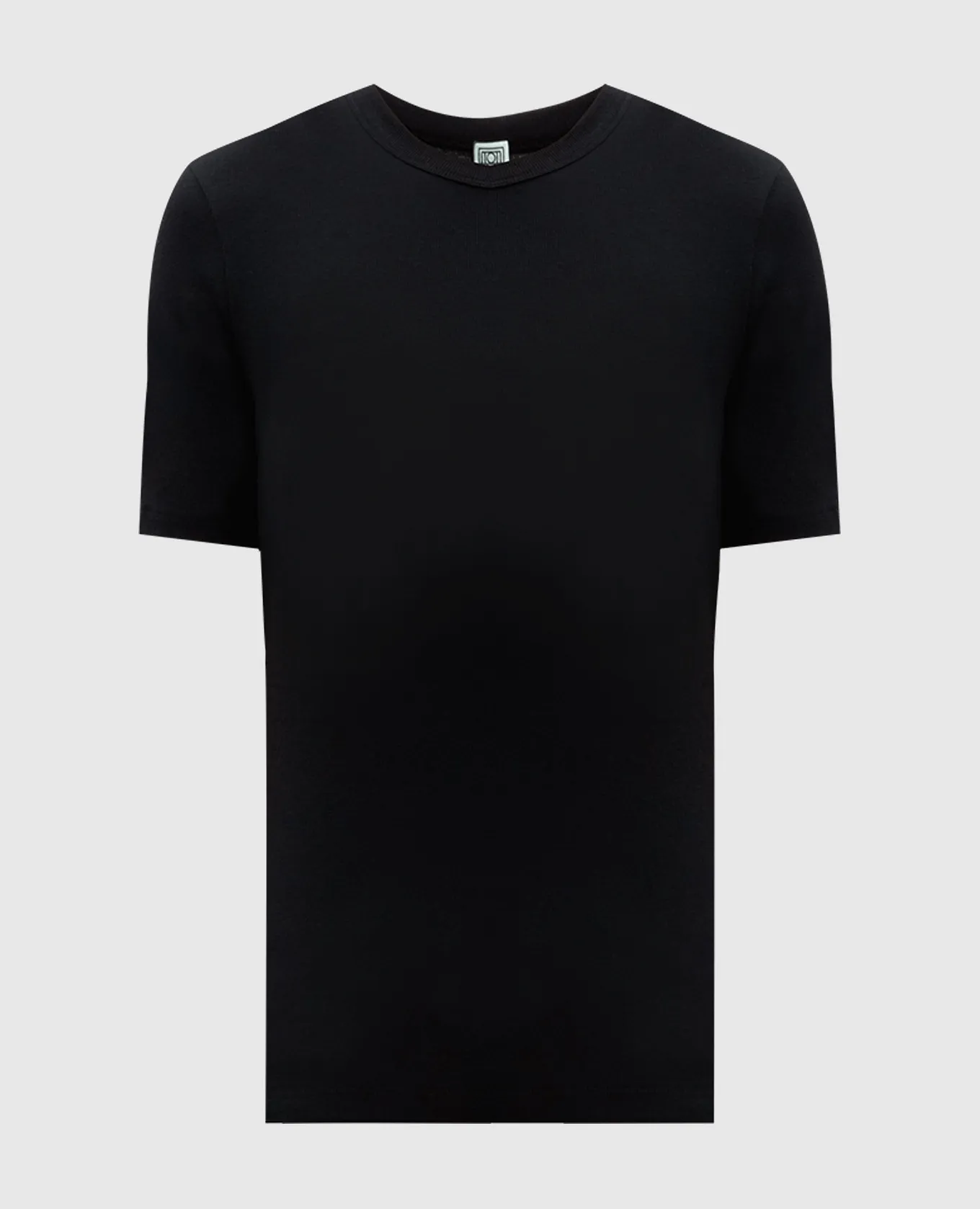 Toteme Black t-shirt with a scar