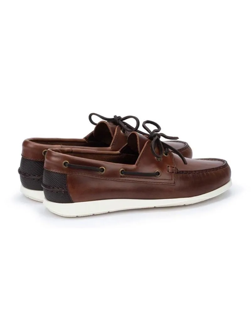 Zapatos MARTINELLI  de Hombre NAUTICOS PIEL CUERO  COGNAC